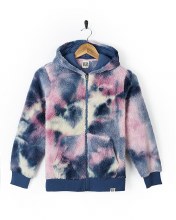 SR JUNIOR KIKI ZIP FLEECE HOODY TIE DYE 7-8