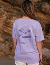 SR WOMEN'S LIVE WILD TEE PURPLE 10