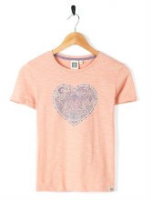 SR JUNIOR MAGIC MOTH TEE PINK 9-10