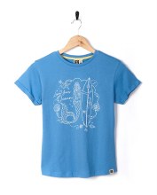 SR KIDS MERMAID SURF T-SHIRT BLUE 13