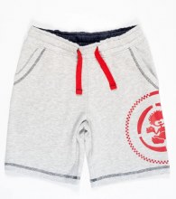 SR KIDS MORTE POINT SWEAT SHORTS GREY 9-10