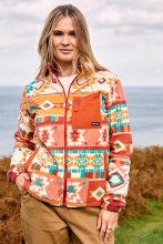 SR WOMEN'S PATCHWORK AVA ZIP FLEECE M