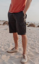 SR PENWITH II CARGO SHORT DARK GREY 38