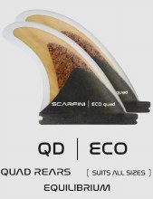 SCARFINI QUAD REAR ECO FINS FUTURES FIT