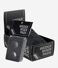 SLANT WEDGE RISER PADS x2 BLACK