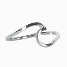 PURA VIDA WAVE RING SILVER 6