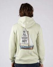 SR MEN'S LOST SHIPS HOODY LT GREEN S