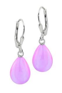 LeightWorks Drop Earrings Pink Polish