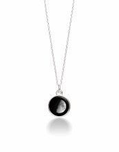 Charmed Simplicity Necklace with a Waxing Gibbous Moon 5A