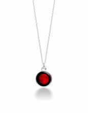 Charmed Simplicity Necklace with a Lunar Eclipse