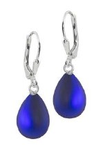 LeightWorks Drop Earrings Violet Frosted