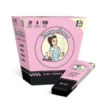 Blazy Susan Pink Cones 1/14