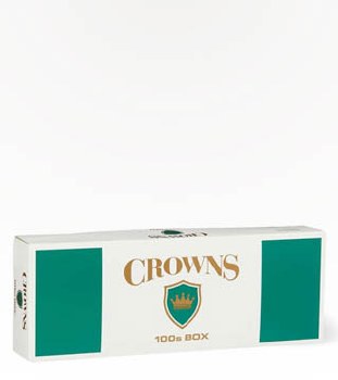 Crowns Dark Green 100s Carton