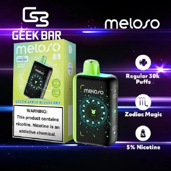 Geekbar Meloso 30k Grn Apl Blu