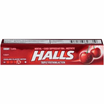 Halls Cherry Cough Drops