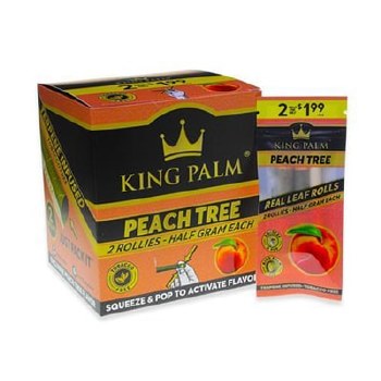 King Palm Peach Tree Leaf Roll