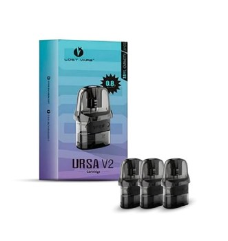 Lost Vape Ursa V2 .8 Pod 3pk