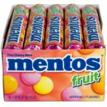 Mentos Fruit Flavor 1.32 Oz