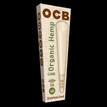 Ocb 1 1/4 Organic Cone 6pk