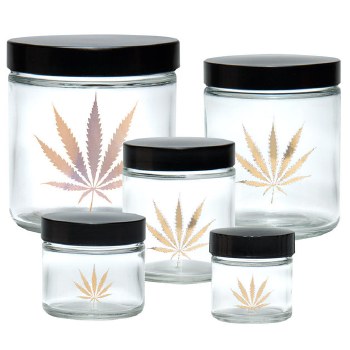 Pulsar Pot Leaf Jar Small