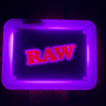 Raw Rolling Tray Glow Tray