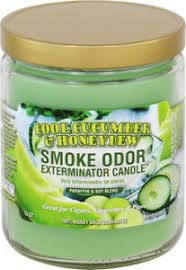 Smoke Odor Cucumber Candle