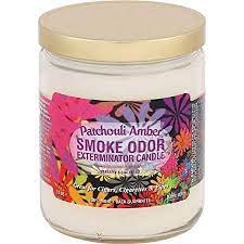 Smoke Odor Patchouli Candle