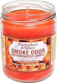 Smoke Odor Pumpkin Spice Candl