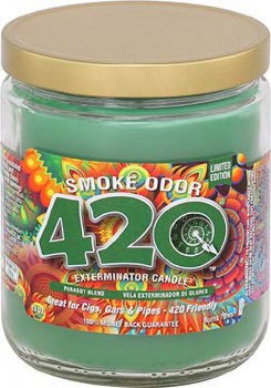 Smoke Odor 420 Candle