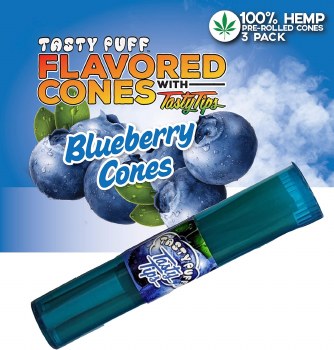 Tasty Puff Cones Blueberry