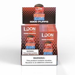 Loon Air 6000 Peach Emoji