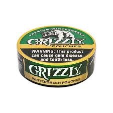 Grizzly Pouches Wintergreen - Can or Roll
