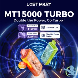 Lost Mary 15k Fz. White Straw.