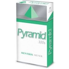 Pyramid Menthol Silver 100 - Pack ro Carton