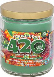 Smoke Odor 420 Candle