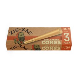Zig Zag Unbleached King Cones