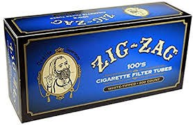 Zig Zag Blue 100s Single