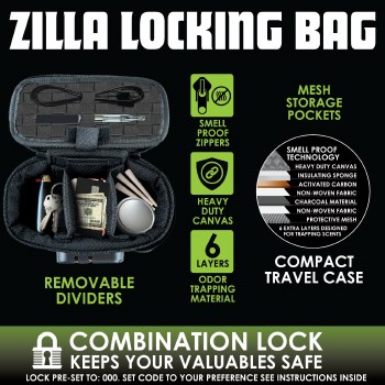 Zilla 8x5 Locking Bag