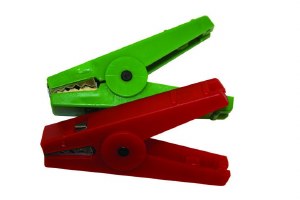 Agrifence Croc Clips Red & Green