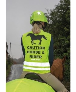 Equi-Flector Safety Vest Junior Yellow Large