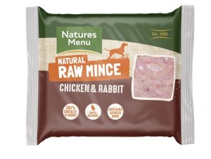 Natures Menu Chicken & Rabbit Mince 400g