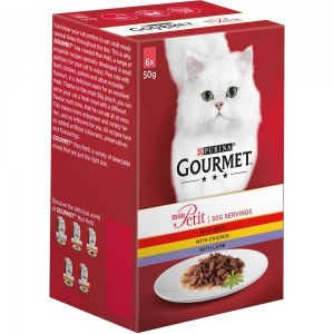 Gourmet Mon Petit Beef & Chicken & Lamb 6x 50g