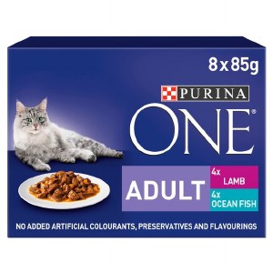 Purina One Adult Fish & Lamb 8x 85G