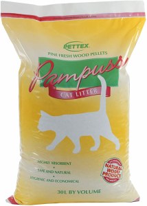 Pampuss Woodbased Cat Litter Pellets 30L
