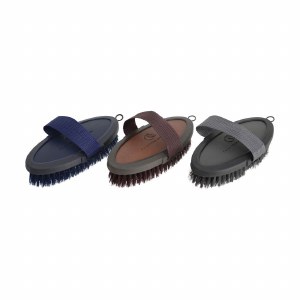Leather Body Brush Black