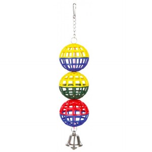 Rosewood Trio Lattice Ball & Bell