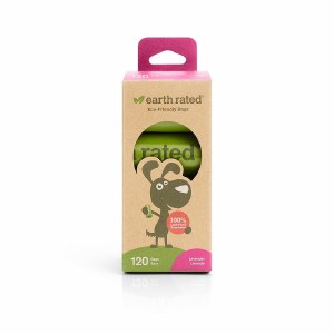 Earth  Rated Poop Bags Lavendar Scented x 120
