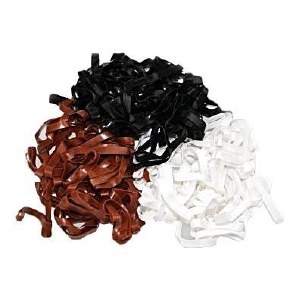 Smart Grooming Silicone Plaiting Bands In Black 500 Pack