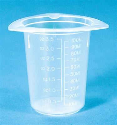 Food Liquid Chemical Measuring Jug Beaker Graduated 100ml Measure