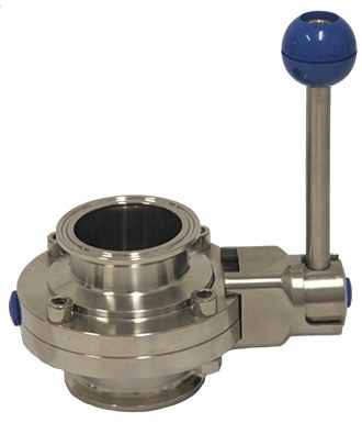 Butterfly Valve 1.5&quot; TC 4pt